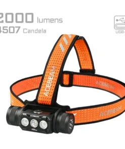 Acebeam H50 2.0 Wide Beam LED Headlamp-2000Lumens/137m