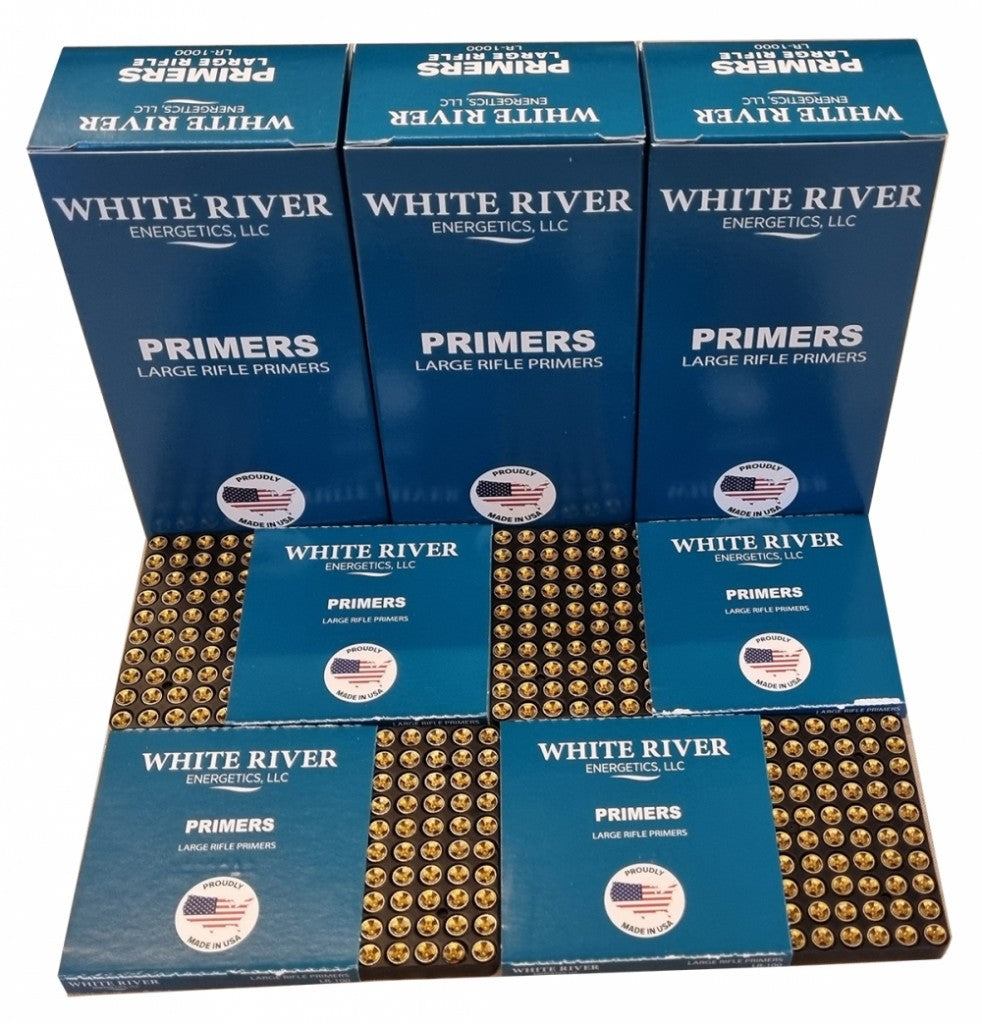 Primers - Whiteriver Large Rifle Primers (100's)