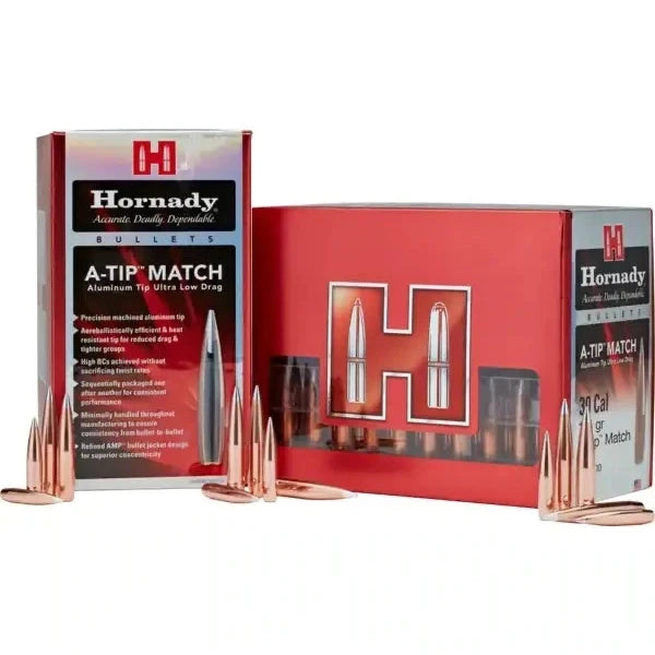 Hornady 300Gr A-Tip 338 Bullets(100’s)