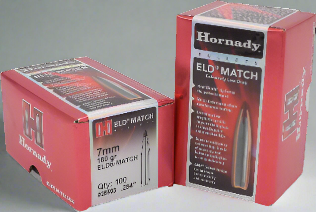 Hornady 7mm 180Gr ELD Match Bullets(100’s)