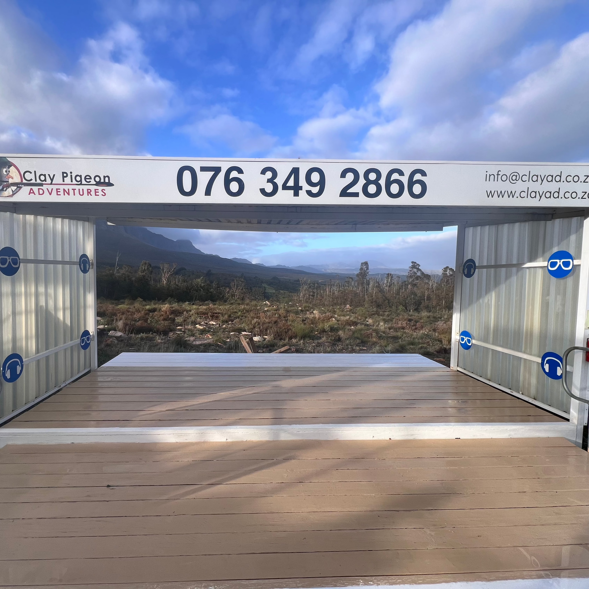 Standard: Reserve a Clay Range Shooting Platform (Middle) - Clay Pigeon Adventures