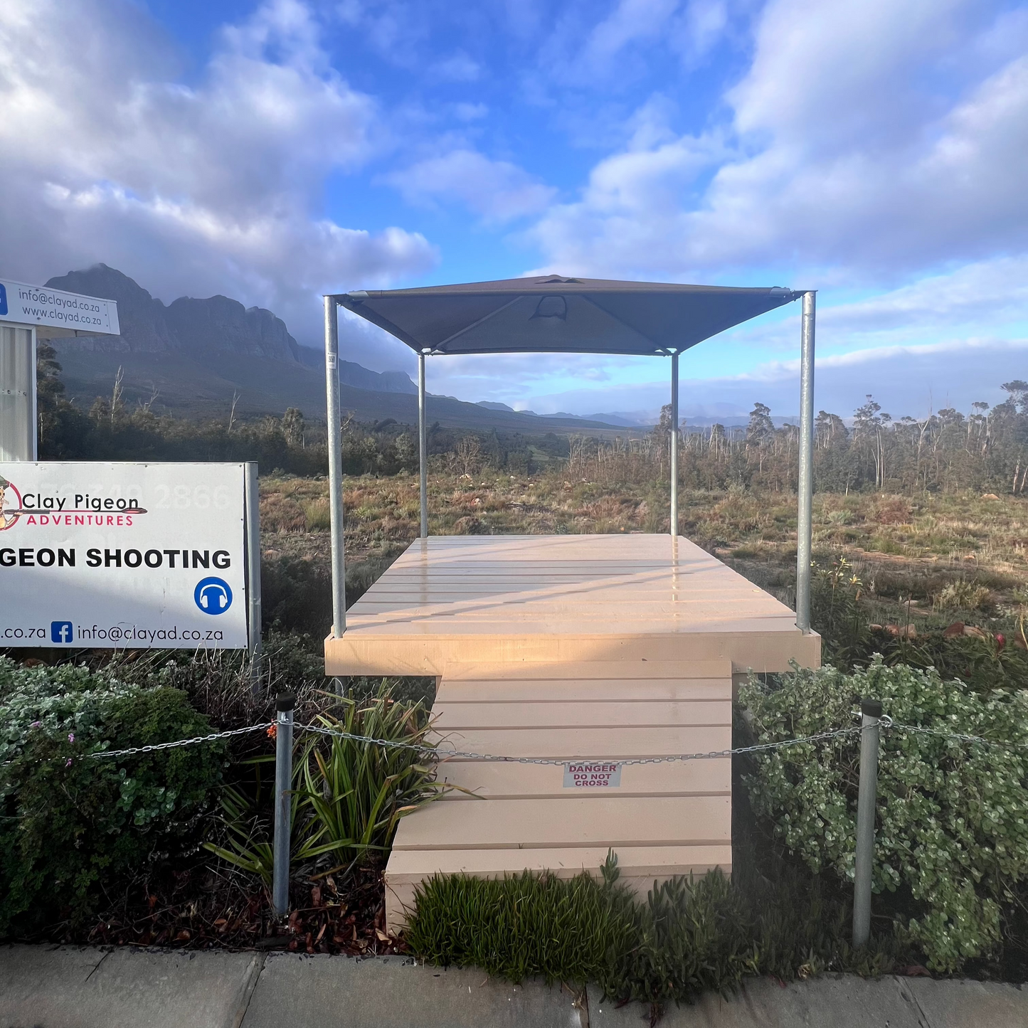 Standard: Reserve a Clay Range Shooting Prone Position Platform (Right) - Clay Pigeon Adventures