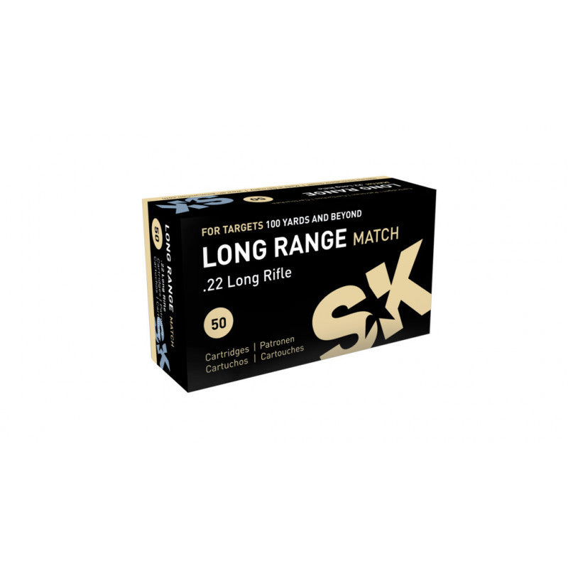 SK .22 LR Long Range Ammunition (50’s)