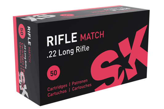 SK .22 LR Match Ammunition (50’s)