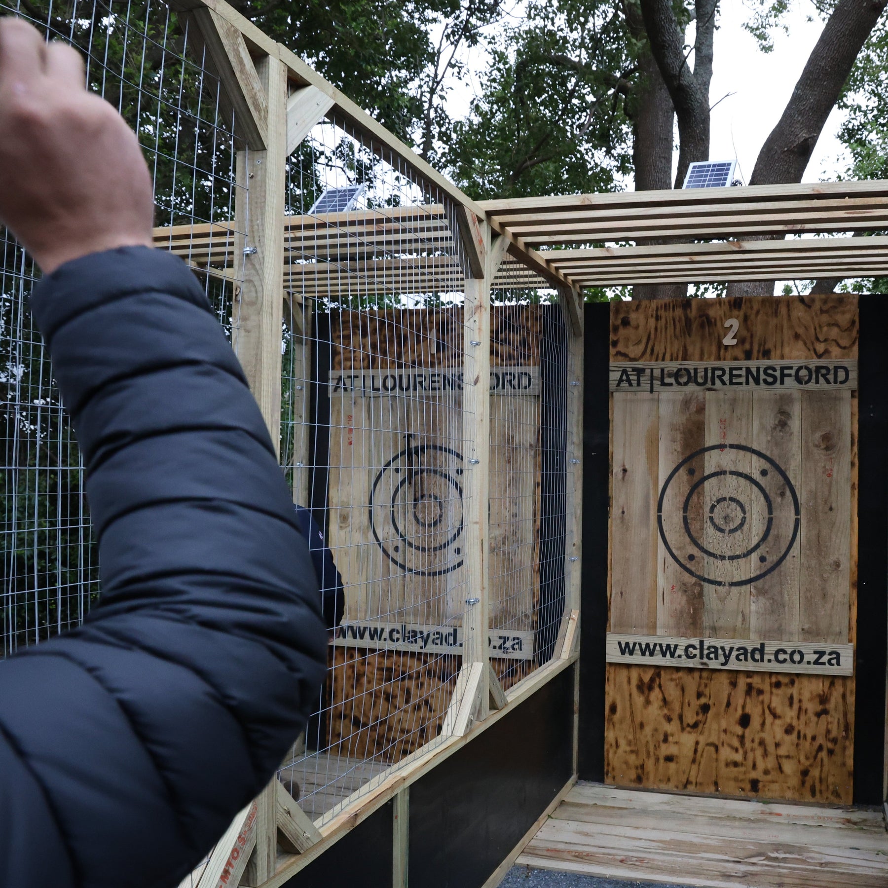 Shooting activity at Clay Pigeon Adventures