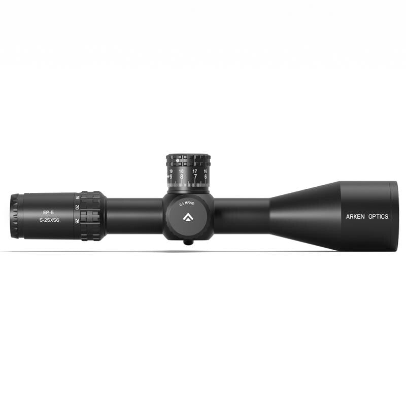 ARKEN EP5 5-25X56 FFP MIL VPR RETICLE WITH ZERO STOP – 34mm TUBE