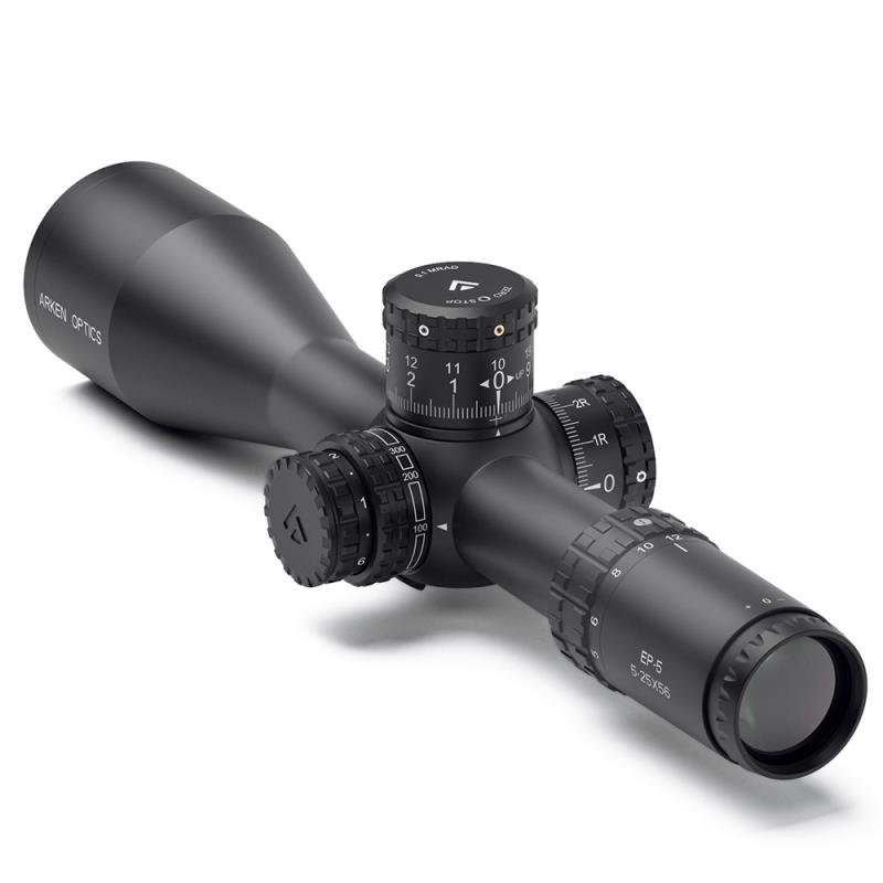 ARKEN EP5 5-25X56 FFP MIL VPR RETICLE WITH ZERO STOP – 34mm TUBE