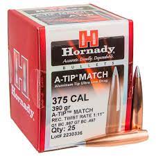 Hornady 375 - 390Gr A-Tip (25's)