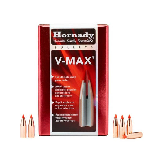 Hornady 22-50Gr V-MAX 224 Bullets (100’s)