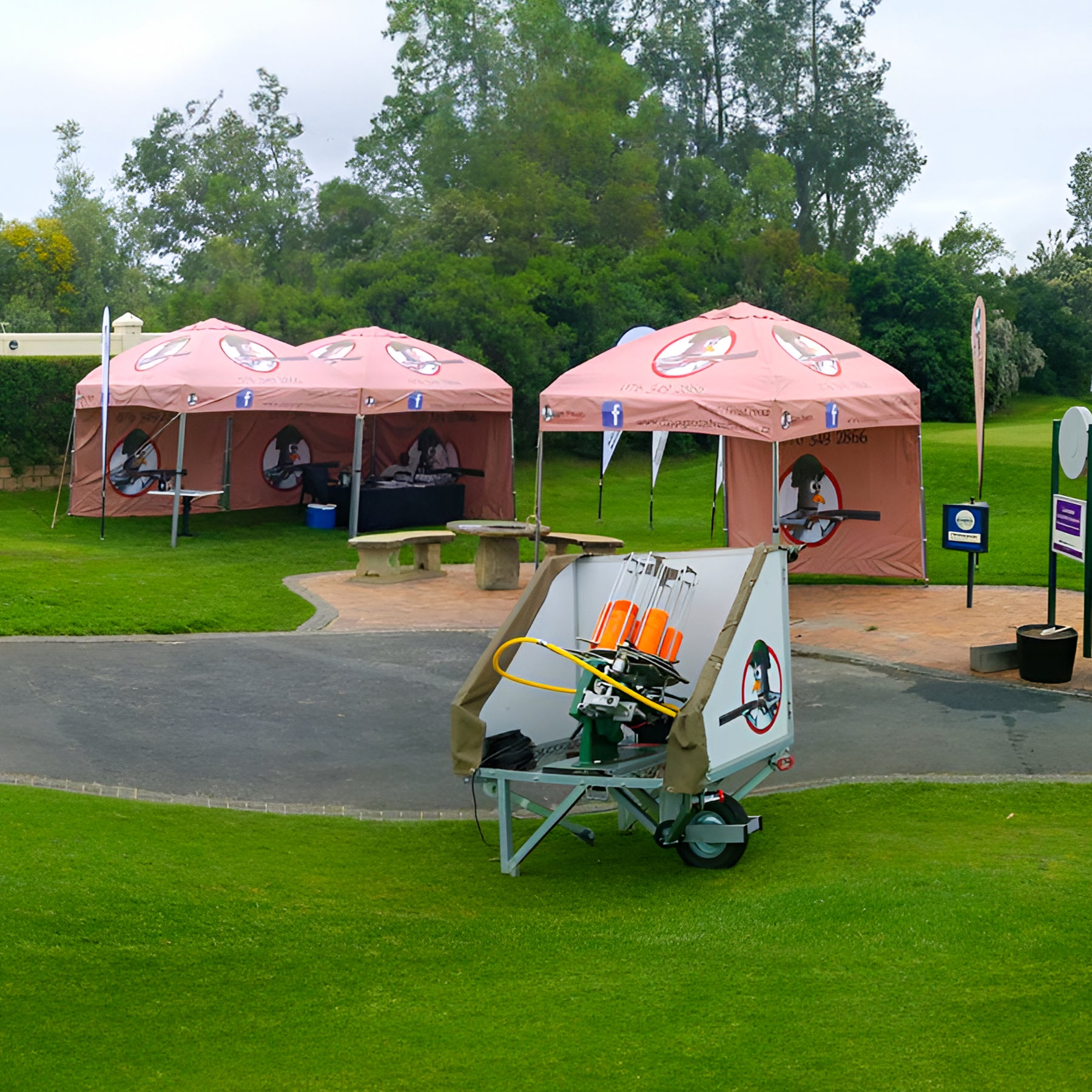 Shooting activity at Clay Pigeon Adventures