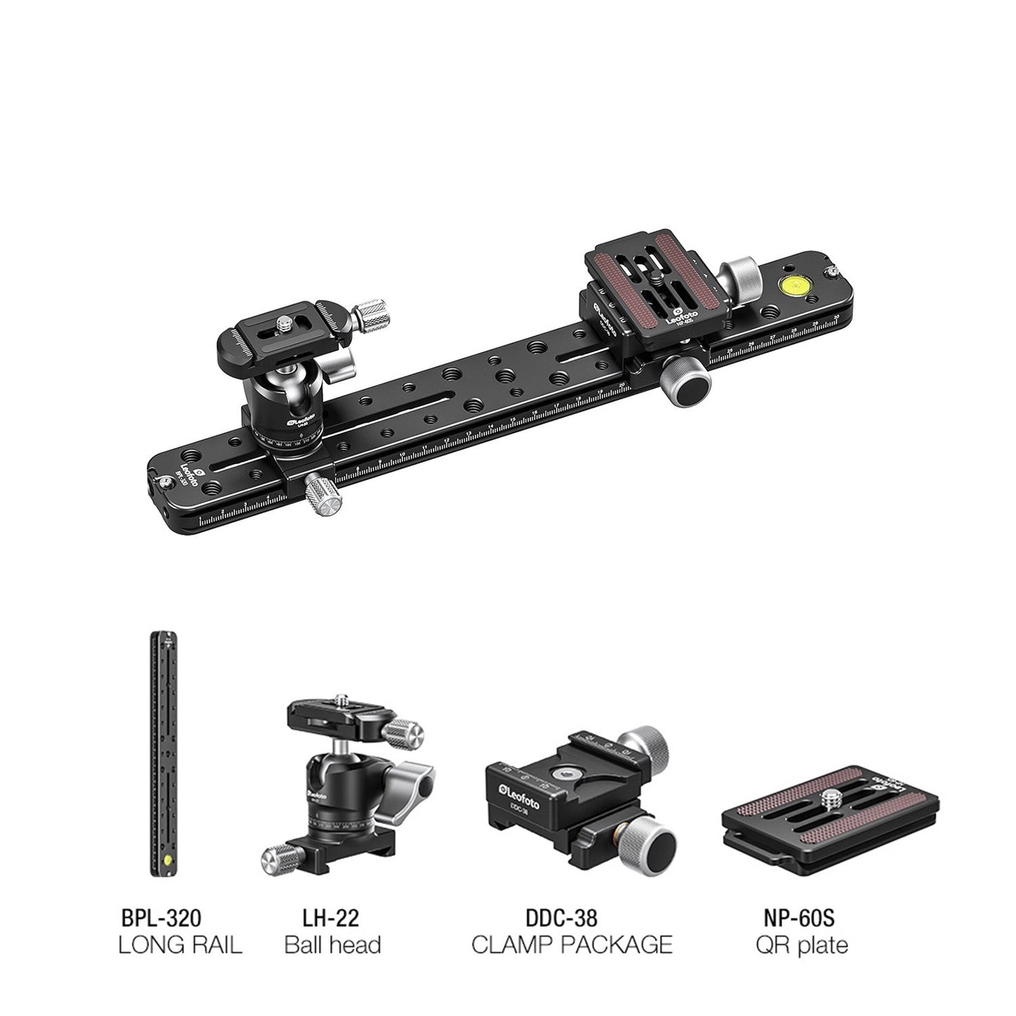 Leofoto FDM-03 Bino Rangefinder Rail Kit