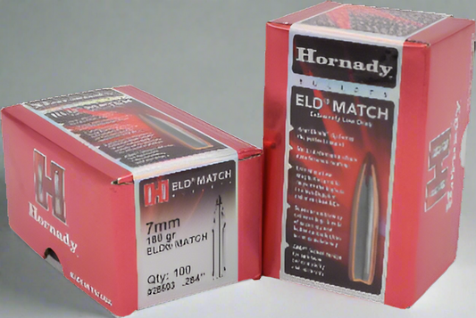 Hornady 7mm 180Gr ELD Match (100’s)