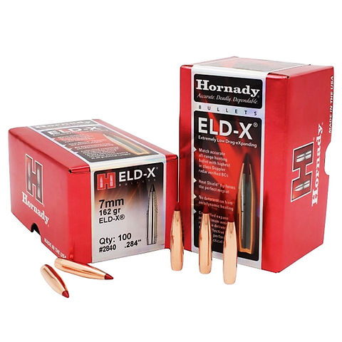 Hornady 7mm - 162Gr ELD-X (100's)