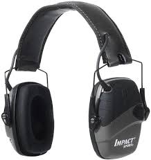 HL Impact Electronic Sports Muff Black